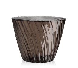 KARTELL TAVOLO SPARKLE BASSO FUME CON COPERCHIO