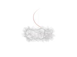 Lampadario Sospensione Slamp Clizia Pixel Filo Rosso