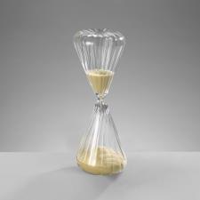MASCAGNI CLESSIDRA 30 MINUTI VETRO E POLVERE ORO