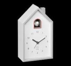 MASCAGNI OROLOGIO SVEGLIA CUCU IN ABS BIANCO-GRIGIO CON LED