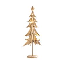 MASCAGNI PORTACANDELA MULTIPLO ORO ABETE H.72 CM