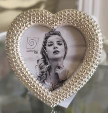 MASCAGNI PORTAFOTO CUORE ARGENTO 6,5X6,5 CM