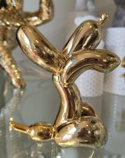 MIA DESIGN DECORO CAGNOLINO PALLONCINO ORO PUPPY