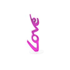 MIA DESIGN LOVE SMALL 3D SCRITTA VERTICALE FUCSIA