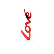 MIA DESIGN LOVE SMALL 3D SCRITTA VERTICALE ROSSO