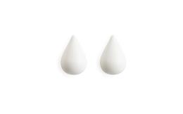 NORMANN Appendiabiti Copenhagen Dropit Hooks Small Bianco 2 Pezzi