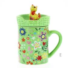 POMME PIDOU MUG TAZZA CERAMIC CON COPERCHIO VERDE GATTO