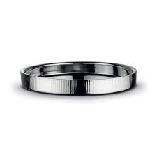 POZZI MILANO Vassoio centrotavola  tondo &Oslash; 32 cm Silver medio