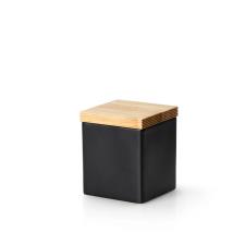 SCHONHUBER BARATTOLO Recipiente quadrato con coperchio in legno S cl 80