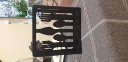 SCHONHUBER IHR PORTATOVAGLIOLI CUTLERY NERO