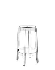 Sgabello Kartell Charles Ghost Cristallo CM 65