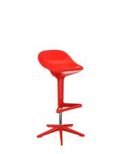 Sgabello Kartell Spoon ROSSO