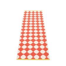 Tappeto Pappelina Marre Rosso Corallo Vanilla 70x225