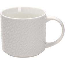 TOGNANA Mug Storm Cc 460 Relief Porcellana Bianco LINEA NEW MILK&COFFEE