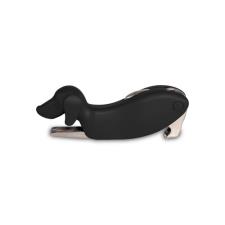 WD LIFESTYLE Apribottiglie in acciaio con decoro BASSOTTO NERO