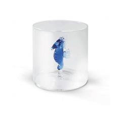 WD LIFESTYLE Bicchiere in vetro borosilicato 250 ml Decoro CAVALLUCCIO