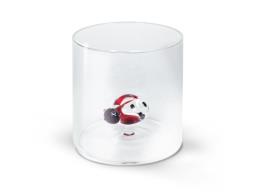 WD LIFESTYLE Bicchiere in vetro borosilicato 250 ml Decoro COCCINELLA