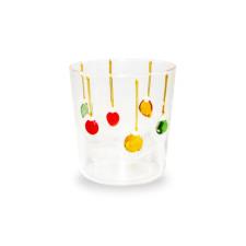 WD LIFESTYLE Bicchiere in vetro borosilicato monterey  250 ml Decoro PALLINE DI NATALE