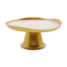 WDLIFESTYLE Alzatina in vetro grande colore Oro