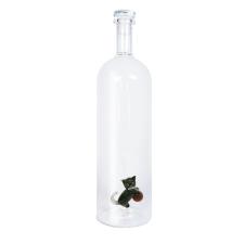 WDLIFESTYLE Bottiglia in vetro borosilicato con tappo GATTO
