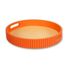 WDLIFESTYLE SAMARCANDA VASSOIO ARANCIO 30 CM
