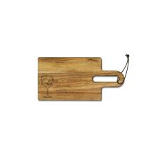 WDLIFESTYLE Tagliere in legno di acacia FSC®, con ricetta cocktail incisa 29.5 x 13 cm