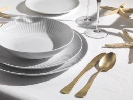 WEISSESTAL Servizio Piatti Country chic bianco 18 pz