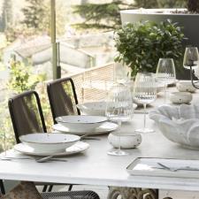 WEISSESTAL Servizio Piatti Tavola 18pz COTTAGE IVORY CREMA
