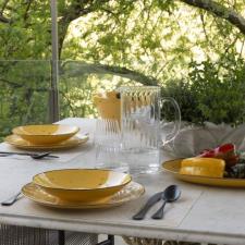 WEISSESTAL Servizio Piatti Tavola 18pz COTTAGE YELLOW GIALLO