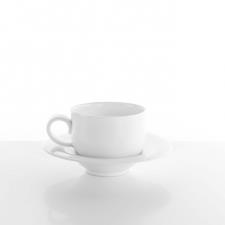 WEISSESTAL Tazza t&egrave; con piattino Plus SET 6 PZ